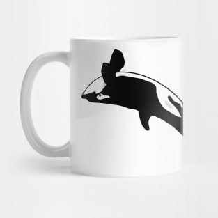 Orca graphic killer whale jumping Mug